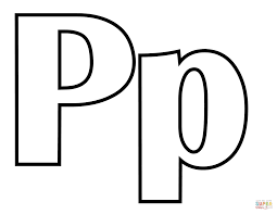 Classic Letter P Coloring Page Free Printable Coloring Pages Coloring Pages Free Printable Coloring Pages Shark Coloring Pages