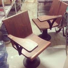Pair Of Vintage Industrial Style Old College Chairs Vintage Industrial Style Chair Vintage Industrial