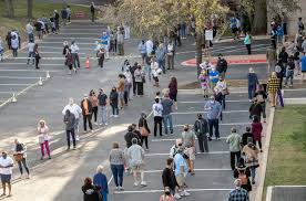 Election 2020 Texas Kicks Off Early Voting With Long Lines
