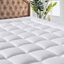 Alimed's bedding & accessories provide support needed for patients in your facility. Buy Matbeby Bedding Quilted Fitted King Mattress Pad Cooling Breathable Fluffy Soft Mattress Pad Stretches Up To 21 Inch Deep King Size White Mattress Topper Mattress Protector Online In Hungary B08knxbsdt
