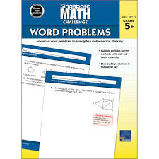 We include many mixed word problems or our word problems worksheets are best attempted after a student is familiar with the underlying skill. Singapore Math Challenge Word Problems Workbook For 5th 6th 7th 8th Grade Math Paperback Ages 10 11 With Answer Key Singapore Math Carson Dellosa Education 0044222275686 Amazon Com Books