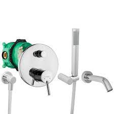 Mit anschluss für 1 duschkopf sowie wanneneinlauf. Unterputz Set Mit Hansgrohe Talis Hc8p Wanneneinlauf Hochwertige Armaturen