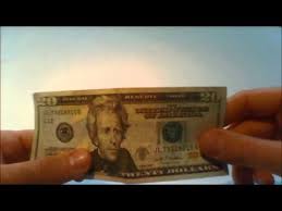 Older than that, just look for the raised intaglio printing and the tiny red/blue fibers in the paper. United States Twenty Dollar Bill Counterfeit Money Detection Know How