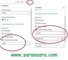 How To Set The Homepage In Microsoft Edge Browser In Windows 10 Browser Homepage Microsoft