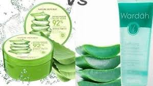 Produk penjagaan muka (skin care) forever living mengandungi bahan utama iaitu aloe vera yang distabilkan. Pilih Mana Nature Republic Vs Wardah Hydrating Aloe Vera Gel