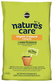 The natures care potting mix comes in 8 and 32 dry qt bags. Nature S Care Organic Potting Mix With Water Conserve Soils Nature S Care