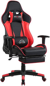 Acmate Massage Gaming Chair Ergonomic Computer Chair With Footrest Reclining Computer Gaming Chair Racing Style Ga Computer Chair Gamer Chair Gaming Desk Chair