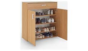 Shoe rack organizer bamboo shoes stool coffee unique strip style solid durable. Buy Argos Home Venetia Shoe Storage Cabinet Oak Effect Shoe Storage Argos