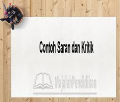 Judul penelitian jurnal penelitian kualitatif b. Contoh Saran Dan Kritik Pengertian Unsur Unsur Dan Contoh