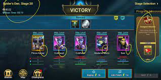 1 Click Semi Auto Spider 20 Comp For Arbiter Missions Does Not Work With Multi Battle Details In Comments Raidshadowlegends