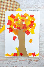 Check spelling or type a new query. Tissue Paper Fall Tree Handprint Craft Fun Handprint Art