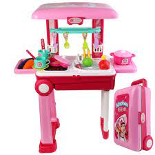 It sets the mood for the room, and serves as a great accent color. Kids Play Kitchen Set With Lights And Sounds 2 In 1 Portable Kitchen Playset With Food Accessories And Cookware For Boys And Girls Walmart Com Walmart Com