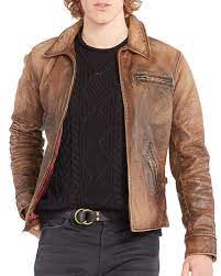 Polo Ralph Lauren Leather Zip Jacket Men Bloomingdale S Polo Ralph Lauren Leather Mens Jackets Leather Jacket Men