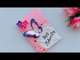 As a first step in handmade card making, you should prepare all the materials and tools that you may need for the project. Diy Mother S Day Card Mother S Day Card Making Handmade Card For Mom How To Ma Creative Birthday Cards Card Making Birthday Diy Birthday Presents For Mom