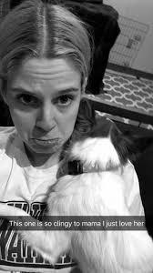 For Lily there's no safer place to cuddle than with Aura.