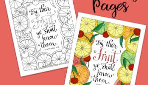 When it gets too hot to play outside, these summer printables of beaches, fish, flowers, and more will keep kids entertained. Fruit Of The Spirit Coloring Page Flanders Family Homelife