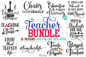 Download Teacher Svg Bundle Teacher Bundle Svg Dxf Png Cut Files Cricut By The Design Hippo Thehungryjpeg Com