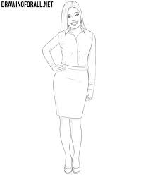 You might think that drawing is like touching your tongue to your nose: How To Draw A Girl Step By Step Easy