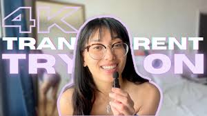 Kiki Bae 4K TRANSPARENT Bodysuits TRY ON With Mirror View - YTboob