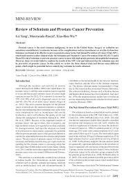 However, as with other types of cancer,. Pdf Review Of Selenium And Prostate Cancer Prevention