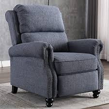 The Perfect Canmov Recliner Chair Arm Chair Push Back Recliner With Rivet Decoration Navy Top Rated Kitchen 289 99 Topfashi In 2020 Recliner Chair Armchair Chair