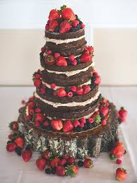 Rustic Wedding Cake Ideas For Any Season Fruit Wedding Cake Wedding Cake Nature Chocolate Wedding Cake