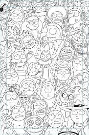 Coloring page with educational implication is a real treasure for parents. Pin By Dillon Skywalker On Coloring Coloring Pages Rick And Morty Coloring Books