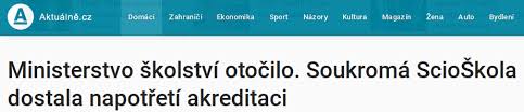 Ministerstvo školství mění priority ohledně návratu žáků do škol. Michaela Endrstova Ministerstvo Skolstvi Otocilo Soukroma Scioskola Dostala Napotreti Akreditaci Pedagogicke Info