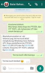 Tes Ptesol Di Balai Bahasa Upi