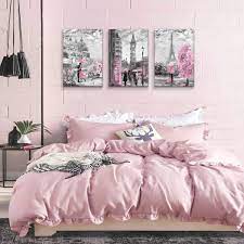 Maybe you would like to learn more about one of these? Buy Paris Decor Canvas Wall Art For Living Room Girls Bedroom Pink Paris Theme Oil Painting London Big Ben Tower Eiffel Canvas Prints Europe Black And White Buildings Picture Wall Decoration For