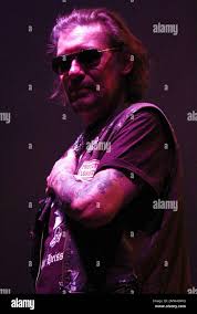 Mark Manning of Zodiac Mindwarp and the Love Reaction performs live at  Alice Cooper's Halloween Night of Fear held at the Camden's Roundhouse.  London, UK. 10/31/10 Stock Photo