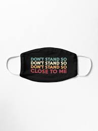 Steh Mir Nicht So Nahe Maske Von Giftyshirt In 2020 Mouth Mask Design Fashion Face Mask Funny Face Mask
