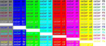 color foreground and background colours windows cmd