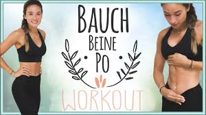 Ziehen sie sich bequeme spannen sie ihren bauch fest an. Bauch Beine Po Das 30 Minuten Hiit Workout Zum Mitmachen Youtube