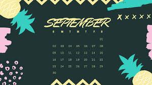 Amazing September 2018 Desktop Calendar Desktop Wallpaper Calendar Calendar Wallpaper Desktop Wallpapers Backgrounds
