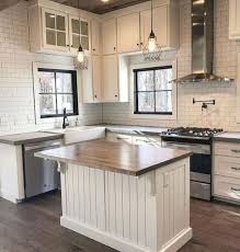 Modern Rustic Window Trim Inspirations Ideas 07 Small Farmhouse Kitchen Farmhouse Kitchen Countertops Farmhouse Kitchen Cabinets