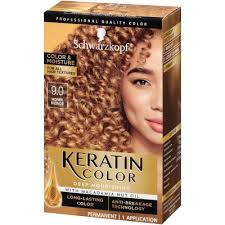 The honey brown mix adds a hint of sunshine to brunette hair for a look that serves up serious shine and style. Schwarzkopf Keratin Color Honey Blonde Permanent Hair Color 6 2oz Target
