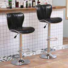 These used bar stools are rigid, durable, and can be used at restaurants and hotels. 4pcs Bar Stools Breakfast Chairs Pu Leather Adjustable Height Dining Room Party For Sale Online Ebay