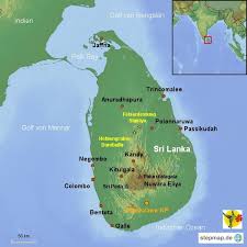 Detailed tourist map of sri lanka. Landesinformationen Sri Lanka Essen Klima Essen Usw