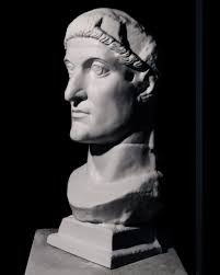 Constantine, Colossal statue: Head. Exact replica. High cuality resin