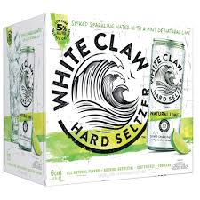 (natural lime, black cherry, ruby grapefruit). White Claw Hard Seltzer Lime