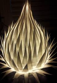 White Paper Table Lamp Paper Lamp 40 00 Via Etsy Paper Light Lamp Creative Lamps