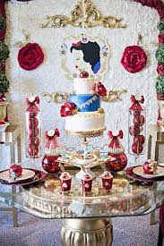 Snow White Inspired Party Birthday Party Ideas Photo 1 Of 30 Snow White Birthday Party Snow White Party Snow White Birthday