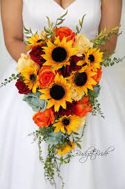 Helia Collection 201772 35 280 Red Bouquet Wedding Sunflower Themed Wedding Sunflower Wedding Bouquet