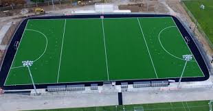 Field hockey is a team game with 11 active players on the pitch, plus substitutes. Berylson Family Field Hockey Field Harvard University