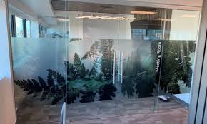 Frosted window decals take on the appearance of sandblasted or etched glass at a fraction of the cost. Frosted Window Films Privacy Window Films Multigraphics Vancouver