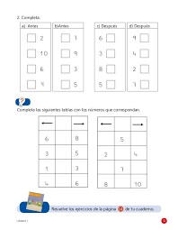 resultado de imagen para actividades de los numeros antes y