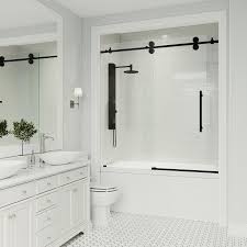 Another Cool Shower Tub Combo In 2020 Frameless Shower Doors Bathtub Doors Tub Doors