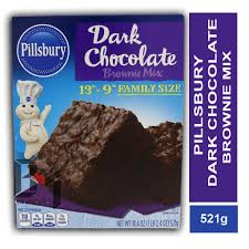Sugar, enriched bleached flour (wheat flour, niacin, iron, thiamin mononitrate, riboflavin, folic acid), cocoa processed with alkali, contains 2% or less . Pillsbury Dark Chocolate Brownie Mix 13 X9 Family Size 521g Lazada Ph