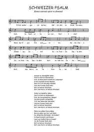 Schweizer nationalhymne mit songtext und gesang swiss national anthem. Schweizer Psalm Partition Gratuite